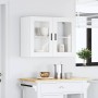 Armario de pared para cocina con puerta de cristal Porto blanco en Armarios de cocina | Comprar online en Foru.es