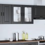 Armario de pared para cocina con puerta de cristal Porto negro en Armarios de cocina | Comprar online en Foru.es