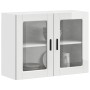 Armario pared para cocina puerta cristal Porto blanco brillante en Armarios de cocina | Comprar online en Foru.es