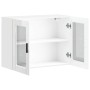 Armario pared para cocina puerta cristal Porto blanco brillante en Armarios de cocina | Comprar online en Foru.es