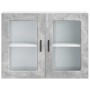Armario de pared para cocina puerta cristal Porto gris hormigón en Armarios de cocina | Comprar online en Foru.es