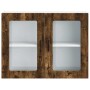 Armario de pared para cocina puerta cristal Porto roble ahumado en Armarios de cocina | Comprar online en Foru.es