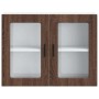 Armario de pared para cocina puerta cristal Porto roble marrón en Armarios de cocina | Comprar online en Foru.es