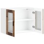 Armario de pared para cocina puerta cristal Porto madera vieja en Armarios de cocina | Comprar online en Foru.es