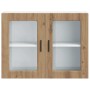 Armario pared para cocina puerta cristal Porto roble artesanal en Armarios de cocina | Comprar online en Foru.es