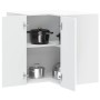 Mueble de cocina esquina pared Porto madera ingeniería blanca en Armarios de cocina | Comprar online en Foru.es