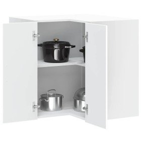 Mueble de cocina esquina pared Porto madera ingeniería blanca en Armarios de cocina | Comprar online en Foru.es