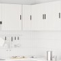 Mueble de cocina esquina pared Porto madera ingeniería blanca en Armarios de cocina | Comprar online en Foru.es