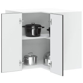 Mueble de cocina esquina pared Porto madera de ingeniería negra en Armarios de cocina | Comprar online en Foru.es
