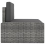 Juego de muebles de jardín 5 piezas ratán sintético gris de vidaXL, Conjuntos de jardín - Ref: Foro24-3054599, Precio: 453,23...