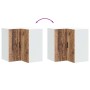 Mueble de cocina esquina pared Porto madera vieja en Armarios de cocina | Comprar online en Foru.es