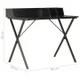 Escritorio negro 80x50x84 cm de vidaXL, Escritorios - Ref: Foro24-20276, Precio: 63,14 €, Descuento: %