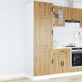 Mueble de cocina Porto de madera contrachapada roble artesanal en Armarios de cocina | Comprar online en Foru.es