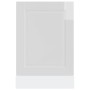 Panel lavavajillas Porto madera contrachapada blanco brillante en Armarios de cocina | Comprar online en Foru.es
