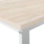 Escritorio de ordenador madera de ingeniería blanco y roble de vidaXL, Escritorios - Ref: Foro24-30202, Precio: 106,30 €, Des...