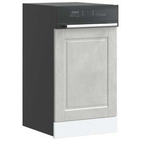 Panel lavavajillas Porto madera contrachapada gris hormigón en Armarios de cocina | Comprar online en Foru.es