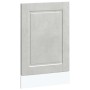 Panel lavavajillas Porto madera contrachapada gris hormigón en Armarios de cocina | Comprar online en Foru.es