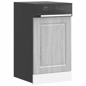 Panel para lavavajillas Porto madera contrachapada gris sonoma en Armarios de cocina | Comprar online en Foru.es