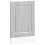 Panel para lavavajillas Porto madera contrachapada gris sonoma en Armarios de cocina | Comprar online en Foru.es