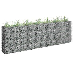 Arriate de gaviones de acero galvanizado 270x30x90 cm en Macetas y jardineras | Comprar online en Foru.es