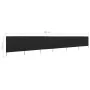 Paravientos de playa de 6 paneles tela negro 800x160 cm de vidaXL, Sombrillas - Ref: Foro24-47184, Precio: 100,09 €, Descuent...
