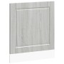 Panel para lavavajillas Porto madera contrachapada gris sonoma en Armarios de cocina | Comprar online en Foru.es