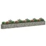 Arriate de gaviones de hierro galvanizado 610x50x50 cm de vidaXL, Maceteros y jardineras - Ref: Foro24-152031, Precio: 171,44...