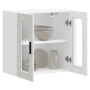 Armario de pared para cocina con puerta de cristal Porto blanco en Armarios de cocina | Comprar online en Foru.es