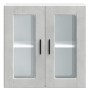 Armario de pared para cocina puerta cristal Porto gris hormigón en Armarios de cocina | Comprar online en Foru.es