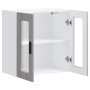 Armario de pared para cocina puerta cristal Porto gris sonoma en Armarios de cocina | Comprar online en Foru.es