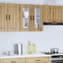 Armario pared para cocina puerta cristal Porto roble artesanal en Armarios de cocina | Comprar online en Foru.es