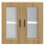 Armario pared para cocina puerta cristal Porto roble artesanal en Armarios de cocina | Comprar online en Foru.es