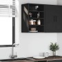 Armario colgante "Riga" negro 40x29,5x60 cm madera de ingeniería en Armarios de cocina | Comprar online en Foru.es
