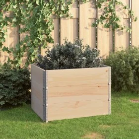 Solid pine wood flower beds 3 units 60x80 cm by vidaXL, Pots and planters - Ref: Foro24-3055161, Price: 126,74 €, Discount: %
