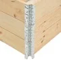 Arriates de madera maciza de pino 3 unidades 60x80 cm de vidaXL, Maceteros y jardineras - Ref: Foro24-3055161, Precio: 126,74...