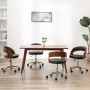 Sillas de comedor 4 uds madera curvada y cuero sintético de vidaXL, Sillas de comedor - Ref: Foro24-3054909, Precio: 534,07 €...