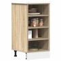 Armario bajo "Riga" Roble Sonoma 40x44,5x81,5 cm Madera de ingeniería en Armarios de cocina | Comprar online en Foru.es