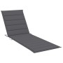 Tumbona con cojín gris antracita madera de pino impregnada de vidaXL, Tumbonas - Ref: Foro24-3065819, Precio: 134,98 €, Descu...