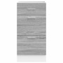 Armario bajo "Lyon" Gris Sonoma 40x46x81,5 cm Madera de ingeniería en Armarios de cocina | Comprar online en Foru.es