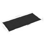 Sillas de jardín 4 uds madera maciza de teca con cojines negros de vidaXL, Sillas de jardín - Ref: Foro24-3065537, Precio: 52...