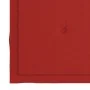 Sillas de jardín 4 uds con cojines rojos madera de teca de vidaXL, Sillas de jardín - Ref: Foro24-3065623, Precio: 357,35 €, ...