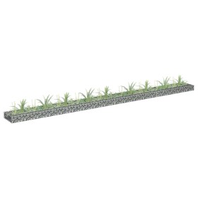 Arriate de gaviones de acero galvanizado 360x30x10 cm en Macetas y jardineras | Comprar online en Foru.es