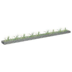 Arriate de gaviones de acero galvanizado 360x30x10 cm en Macetas y jardineras | Comprar online en Foru.es