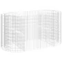 Arriate de gaviones de hierro galvanizado 200x100x100 cm de vidaXL, Maceteros y jardineras - Ref: Foro24-152045, Precio: 92,1...