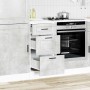 Mueble bajo de cocina porto gris cemento madera reconstituida en Armarios de cocina | Comprar online en Foru.es