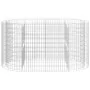 Arriate de gaviones de hierro galvanizado 200x100x100 cm de vidaXL, Maceteros y jardineras - Ref: Foro24-152045, Precio: 92,1...