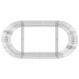 Arriate de gaviones de hierro galvanizado 200x100x100 cm de vidaXL, Maceteros y jardineras - Ref: Foro24-152045, Precio: 92,1...