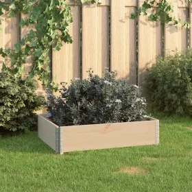 Arriate de madera maciza de pino 60x80 cm de vidaXL, Maceteros y jardineras - Ref: Foro24-3055160, Precio: 36,59 €, Descuento: %