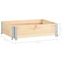 Arriate de madera maciza de pino 60x80 cm de vidaXL, Maceteros y jardineras - Ref: Foro24-3055160, Precio: 43,15 €, Descuento: %