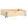 Arriate de madera maciza de pino 60x80 cm de vidaXL, Maceteros y jardineras - Ref: Foro24-3055160, Precio: 36,59 €, Descuento: %